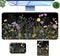 Large Gaming Mouse Pad and Mouse Wrist Rest,Desk Mat + Mouse Wrist Rest +Small Mouse Pad,Desk Accessories,Office Supplies,Wild Flower...