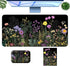 Large Gaming Mouse Pad and Mouse Wrist Rest,Desk Mat + Mouse Wrist Rest +Small Mouse Pad,Desk Accessories,Office Supplies,Wild Flower...