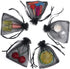 FOCCIUP 100 Pcs 3x4 Inches Mixed Color Organza Gift Bags with Drawstring for Christmas Wedding Birthday Party Favor...