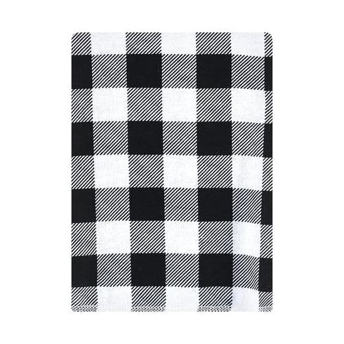 Hudson Baby Unisex Baby Cotton Flannel Burp Cloths Bundle, Buffalo Plaid Bear, One Size...