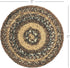 VHC Brands Espresso Trivet Hot Pad for Pots Pans, Brown Black Tan, Jute Blend, Round Circle, 8 Inches...