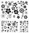 Zonon 3 Pieces Stencil Template Painting Stencil Spring Summer Template Reusable Drawing Set for Daily DIY Art Notebook Wedding Card Scrapbook Hom...