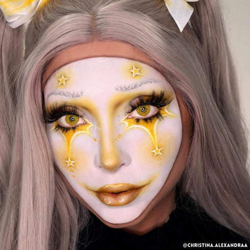 Mehron Makeup Clown White Lite | Professional Face Paint & Body Paint | White Cream Makeup, White Face Paint Makeup for Clown Makeup, Stage, Film,...