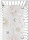 Sweet Jojo Designs Star and Moon Girl Baby Fitted Crib Sheet for Infant Newborn Nursery Toddler Bed Room Standard Mattress - Blush Pink Gold and G...