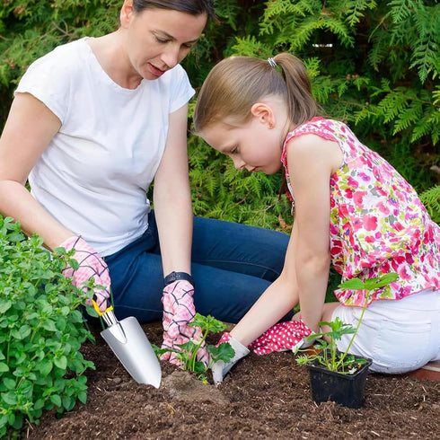 Garden Shovel Garden Hand Trowel, Heavy Duty Gardening Hand Tools with Ergonomic Handle, Rust Resistant Small Garden Spade for Diligent Farmer Soi...