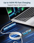 140W USB-C to Magnetic 3 Cable, Magnetic 3 Charger Cord Compatible with MacBook Air (M2, 2022) & (15in, M2, 2023), MacBook Pro/Max 2023 (M2, 14-16...