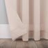 No. 918 Erica Crushed Sheer Voile Rod Pocket Curtain Panel, 51" x 84", Whisper Pink...
