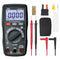 CEM DT-913T Digital Multimeter TRMS 4000 Counts Voltmeter Auto-Ranging Fast Accurately Measures LCD display Voltage Current Amp Resistance Diodes ...
