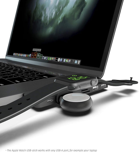 ZENS USB Charger (Charging Cable/Wireless Charger) Compatible with Apple Watch Series 5, Series 4, Series 3, Series 2 & Series 1 (USB-A Connector ...