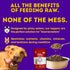 HOLI Rabbit Single Ingredient Dog Food Protein Topper - Made in USA – Human-Grade Freeze Dried Dog Food Mix in Topping – Grain Free, Gluten Free –...