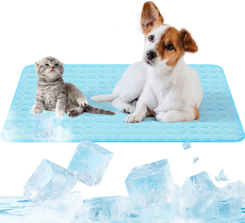 Cooling Mat for Dogs, Summer Cooling Pads Pet Cooling Mat Outdoor for Dogs Easy Carry Keep Your Pet Cool, Machine Washable (Large)...