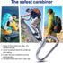 LTGEM Silicone Carrying Travel Case for JBL FLIP 5 Waterproof Portable Bluetooth Speaker with Extra Carabiner - Black......