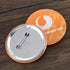 BEAMNOVA 100 Sets of Metal Button Supplies Blank 32mm / 1.26 in (Approx. 1-1/4 inch) for Button Maker Machine, Slick Metallic Back, Badge Making P...