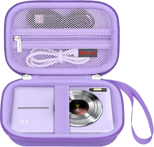 Digital Camera Carrying Case for CAMKORY/for toberto/for AiTechny/for VAHOIALD/for IWEUKJLO FHD 1080P Camera, Boys Girls Kids Compact Small Camera...