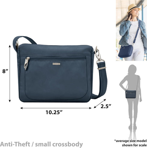 Travelon Anti-Theft Classic Small East/West Crossbody...