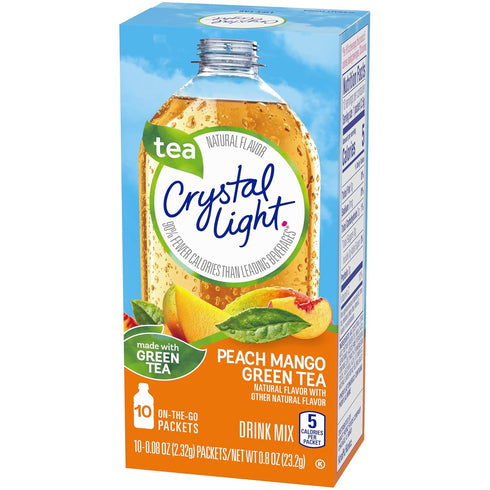 Crystal Light On The Go Peach Mango Green Tea, 10 CT...