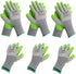 WORKPRO 6 Pairs Garden Gloves, Work Glove with Eco Latex Palm Coated, Working Gloves for Weeding, Digging, Raking and Pruning(M)...