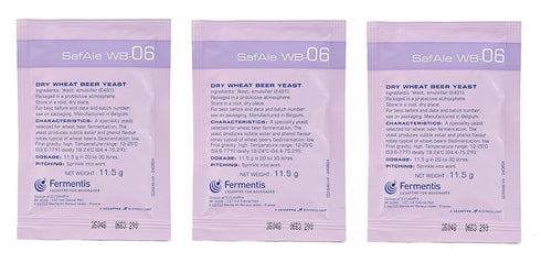 Fermentis SafAle WB-06 Beer/Ale Yeast - Pack of 3 - With North Mountain Supply Freshness Guarantee...