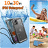 Cozycase Compatible with Waterproof iPhone 11 case, Built-in Screen Protector, Full-Body Rugged Bumper Sealed Case Cover, Shockproof Dustproof Wat...