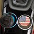 American Flag Distressed Wood Look 2.75 x 2.75 Absorbent Ceramic Car Coasters Pack of 2...