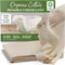 Organic Unbleached Cotton Cheesecloth for Straining - 2 Reusable Hemmed Squares, GOTS Certified, Fine Reusable Strainer – Large 23" x 23"...