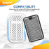 KEEPOW DSTx Filter Compatible with Clarifion DSTx Mini Personal Portable Air Purifier, 2 in 1 HEPA and Activated Carbon Filters for Bedroom and Pe...