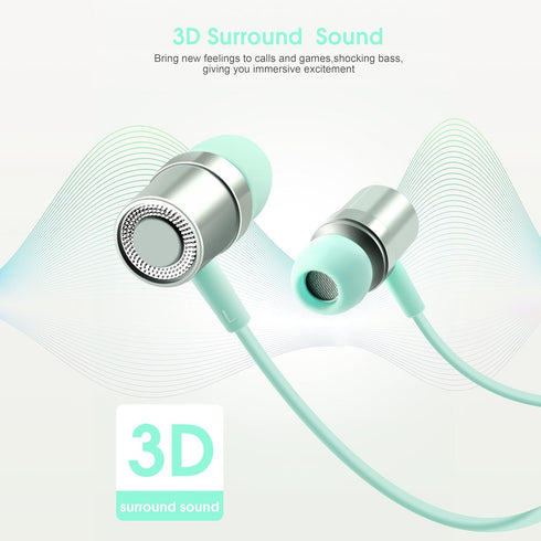 Bluetooth Neckband Headphones, Fashionable Lightweight Wireless Earbuds with Noise Cancelling Mic, 10H+ Battery, Sweatproof, Magnetic Design, With...