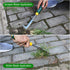 2 Pack 13" Crack Weeder Crevice Weeding Tool with Garden Gloves, Stainless Steel Manual Weeder Lawn Yard Gardening Hand Tool (L-Shape)...