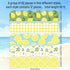 Whaline 69 Feet Summer Lemon Bulletin Board Borders Lemon Decorative Trim Border in 5 Designs Self-Adhesive Lemon Trim Blackboard Border Classroom...