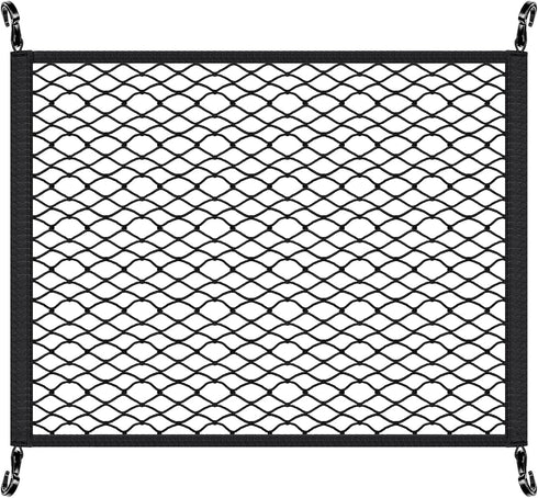 Wagon Cargo Net for Utility Folding Wagon, Elastic Storage Bag Cover Nets with ABS Hook for Outdoor Garden Wagon, Beach Cart, Garden Cart, Trolley...