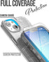 ENCASED Finger Loop Case Designed for iPhone 14 with Strap Grip and Screen Protector (Clear/White Lace Leaf)...