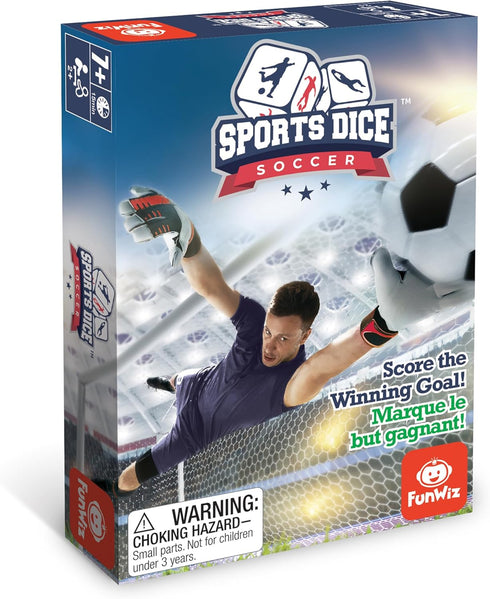 FoxMind Games: Sports Dice, Soccer, Kick it out of The stadium, Easy to Learn, Fun to Play, Up to 4 Players, for Ages 7 and up...