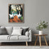 Posterizer 1 pcs-oil painting style art-flock of white geese 1-Art for Animal Lovers Gift for Art Lovers Decorations for Bedroom, Office, Living R...
