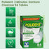 Polident 3 Minute Denture Cleaner 84 Tablets Bundle Dentu-Care Premium Denture Box with Strain and Retrieval Tab for Dental Guard, Retainer, False...