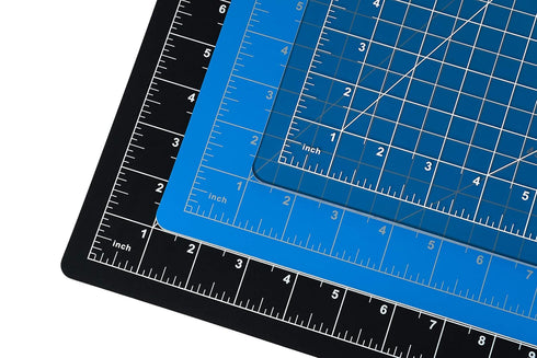 Dahle Vantage 10690 Premium Self-Healing Cutting Mat, 9"x12", 1/2" Grid, 5 Layers for Max Healing, Perfect for Crafts & Sewing, Blue...