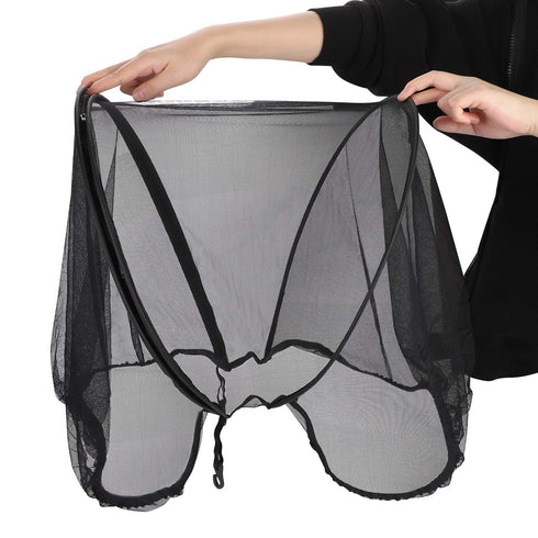 2 in 1 Net Baby Stroller Sun Shades with Zipper Window, Universal Mesh Travel Breathable See Through Outdoor Walking Beach Parasol Windproof Prote...