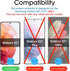 amFilm Screen Protector for Samsung Galaxy S21 5G 6.2 inch (2021), Fingerprint ID Compatible, HD Clear, Scratch Resistant Hybrid, with Easy Instal...