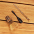 BambooMN Matcha Whisk Set - Black Chasen (Tea Whisk), Chashaku (Hooked Bamboo Scoop), and Deep Scoop - 1 Set...