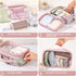 Large clear travel pouch,TSA approved toiletry reusable organizer with zipper proof purse makeup case carry On (Pink)...