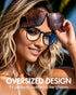 Trendy Polarized Sunglasses Fit Over Glasses for Women, Wrap Around Shade UV Protection IF8511...