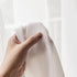 Aquazolax Rod Pocket White Sheer Curtains 72 inches Long Light Filtering Voile Curtain for French/Front Doors/Open Closet (25" Wide, 1 Panel in Wh...