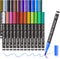 Lelix Acrylic Paint Markers, 24 Colors Permanent Acrylic Paint Pens for Rock, Glass painting, Ceramic, Wood, Canvas, Fabric, Photo Album, DIY Craf...