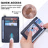 OIDERY Slim Minimalist Wallet Front Pocket RFID Blocking Card Holder Wallets for Men Women (Lichee Dark Blue)...