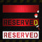 2 Pieces 4" Reserved Stencil with Self-Adhesive,Reserved Parking Spray Painting Letter Sticker Stencil,6" x 29" Reserved Sign Pavement Stencil for...
