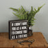 Primitives by Kathy 17418 Classic Box Sign, 5" x 5" x 1.75", If I Didn't Have...