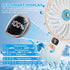 Portable Handheld Fan, Battery Powered Handheld Mini Misting Fan Desk Fan, 5 Speeds Digital Display, Personal Cooling Water Spray Small Fan Gift f...