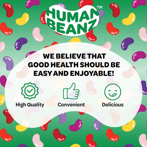 Probiotic Jelly Bean Gummies for Kids, Probiotic Supplements for Digestive Health, Nutritional Vegetarian Supplements, 120 Strawberry Blast Jelly ...
