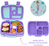 Bentgo® Kids Prints Tray with Transparent Cover - Reusable, BPA-Free, 5-Compartment Meal Prep Container with Built-In Portion Control for Healthy ...