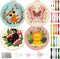 ORIGACH 4 Pack Animals Embroidery Kits for Beginners, DIY Starter Hand Embroidery Kit with Cartoon Owl Butterfly Cat Lion Patterns and Instruction...