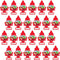 LITTLE TREES Car Air Freshener | Hanging Paper Tree for Home or Car | Wild Cherry | 24 Pack...